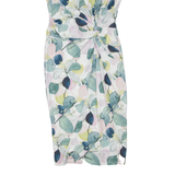 PHASE EIGHT Womens Day Dress White Floral Sleeveless Knee Length UK 10