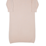 FRENCH CONNECTION Womens Jumper Dress Pink Long Sleeve Knee Length XS