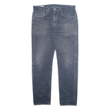 LEVI'S 502 Jeans Big E Mens Blue Regular Tapered Stone Wash W34 L34