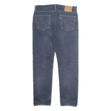 LEVI'S 502 Jeans Big E Mens Blue Regular Tapered Stone Wash W34 L34