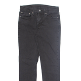 LEVI'S 511 Jeans Mens Black Skinny Straight W31 L29