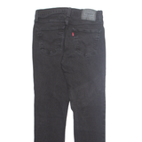 LEVI'S 511 Jeans Mens Black Skinny Straight W31 L29