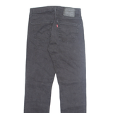 LEVI'S 511 Jeans Mens Black Slim Straight W29 L32
