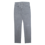 LEVI'S 511 Jeans Mens Grey Slim Straight W30 L34