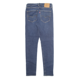 LEVI'S 512 BIG E Jeans Mens Blue Slim Tapered Stone Wash W32 L31