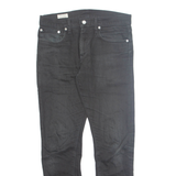 LEVI'S 512 BIG E Jeans Mens Black Slim Tapered Stone Wash W31 L28