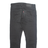 LEVI'S 512 BIG E Jeans Mens Black Slim Tapered Stone Wash W31 L28