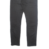 LEVI'S 512 BIG E Jeans Mens Black Slim Tapered Stone Wash W31 L28