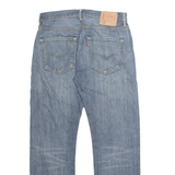 LEVI'S 501 Jeans Mens Blue Regular Straight Stone Wash W32 L30