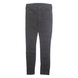 LEVI'S 519 Jeans Womens Black Slim Skinny W29 L29