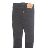LEVI'S 519 Jeans Womens Black Slim Skinny W29 L29