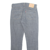LEVI'S 511 Jeans Mens Grey Slim Straight W32 L32