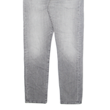 LEVI'S 512 BIG E Jeans Mens Grey Slim Tapered Stone Wash W31 L30