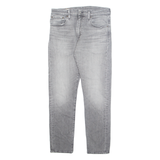 LEVI'S 512 BIG E Jeans Mens Grey Slim Tapered Stone Wash W31 L30