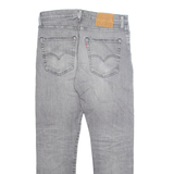 LEVI'S 512 BIG E Jeans Mens Grey Slim Tapered Stone Wash W31 L30