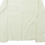 TEDDY'S JEANS Womens Plain Shirt Yellow Long Sleeve S