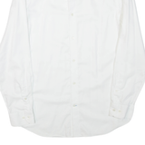 BANANA REPUBLIC Mens Plain Shirt White Long Sleeve L