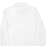 BANANA REPUBLIC Mens Plain Shirt White Long Sleeve L