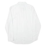BANANA REPUBLIC Mens Plain Shirt White Long Sleeve L
