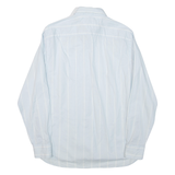 TOMMY HILFIGER Mens Shirt Blue Striped Long Sleeve S