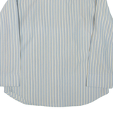 COLUMBIA Womens Shirt Blue Striped 3/4 Sleeve M