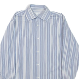 BANANA REPUBLIC Mens Shirt Blue Striped Long Sleeve M