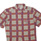 ODLO Mens Shirt Orange Check M