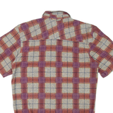 ODLO Mens Shirt Orange Check M