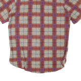 ODLO Mens Shirt Orange Check M