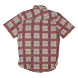 ODLO Mens Shirt Orange Check M