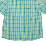JACK WOLFSKIN Womens Shirt Green Check UK 22