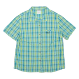 JACK WOLFSKIN Womens Shirt Green Check UK 22