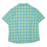 JACK WOLFSKIN Womens Shirt Green Check UK 22