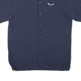 Mens Plain Shirt Blue L