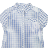 COLUMBIA Womens Shirt Blue Check L