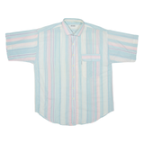 JOCKEY Mens Shirt Blue Striped L