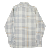 JEAN CHARLES Mens Shirt Grey Check Long Sleeve M
