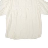 LEONARDO Mens Plain Shirt Beige M