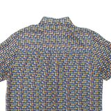 GIRA PUCCINO Womens Shirt Blue Silk Spotted L