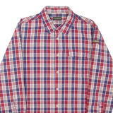 NAPAPIJRI Geographic Mens Shirt Red Check Long Sleeve M