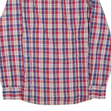 NAPAPIJRI Geographic Mens Shirt Red Check Long Sleeve M