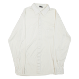 JOCKEY Mens Plain Shirt Cream Long Sleeve M