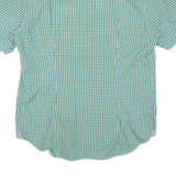 TOMMY HILFIGER Fitted Mens Shirt Green Check L