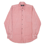 AUTHENTIC WEAR Mens Shirt Red Check Long Sleeve M