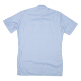 Mens Plain Shirt Blue L
