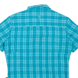 JACK WOLFSKIN Womens Shirt Blue Check M