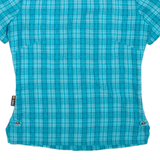 JACK WOLFSKIN Womens Shirt Blue Check M