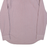 BANANA REPUBLIC Mens Shirt Maroon Gingham Long Sleeve M