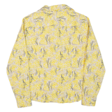 GAP Womens Shirt Yellow Floral Long Sleeve S