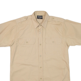 MIL-TEC Mens Plain Shirt Beige S
